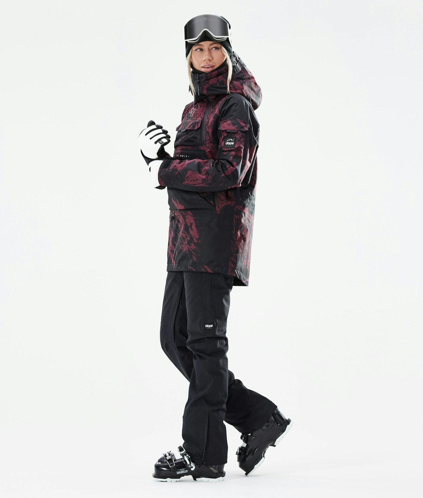 Akin W 2021 Chaqueta Esquí Mujer Paint Burgundy