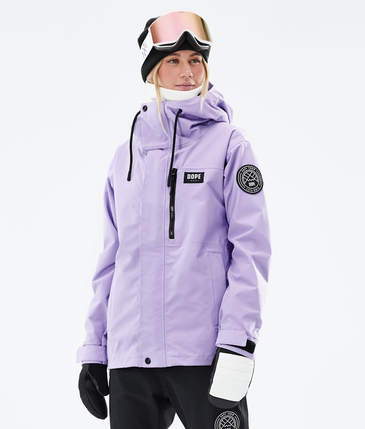 Dope Blizzard W Full Zip 2021 Snowboard jas Dames Faded Violet