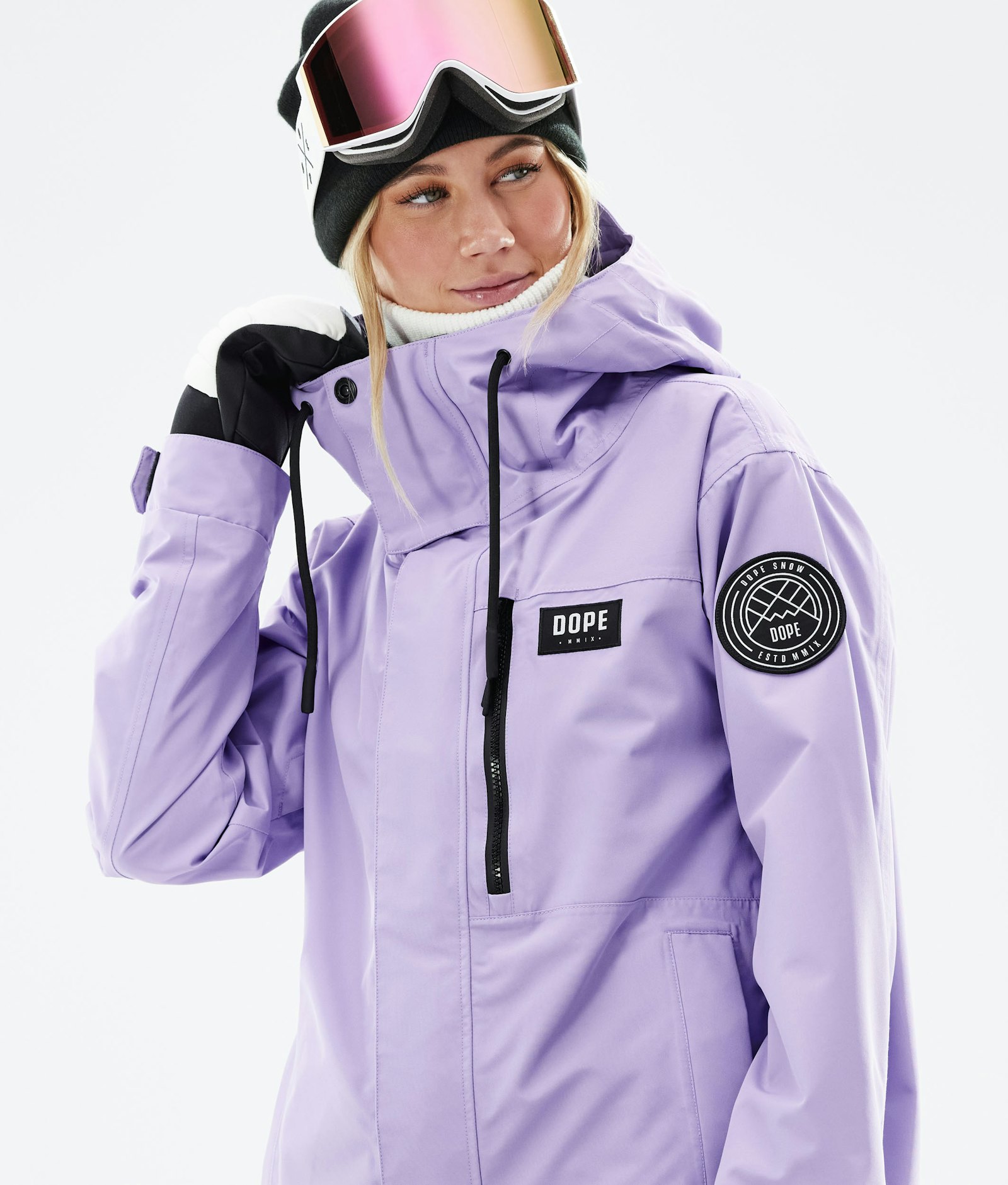 Dope Blizzard W Full Zip 2021 Snowboard jas Dames Faded Violet