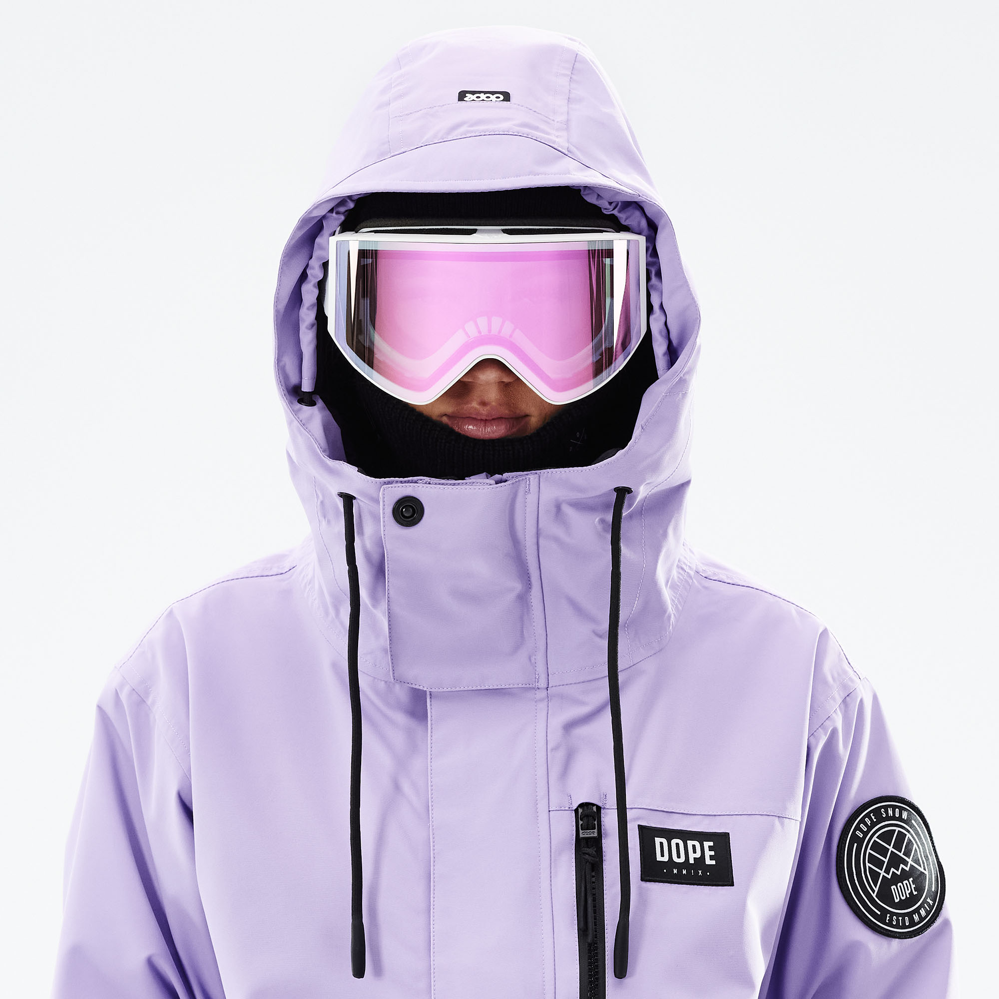 Dope Comfy W Forro Polar Mujer Faded Violet - Lila