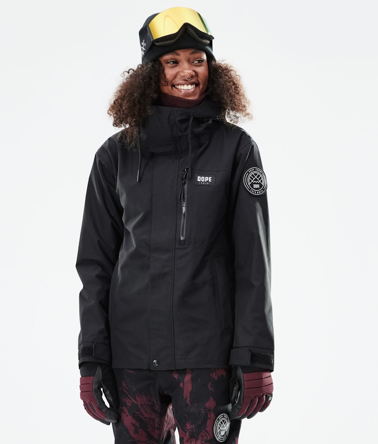 Dope Blizzard W Full Zip 2021 Ski Jacket Women Black