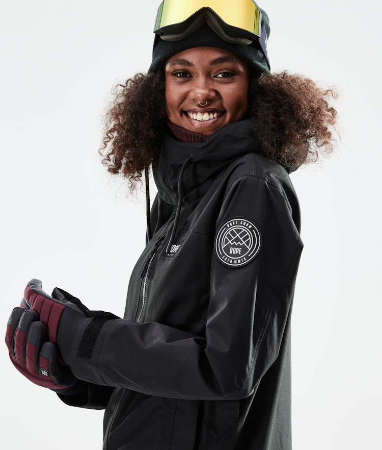 Dope Blizzard W Full Zip 2021 Snowboard Jacket Women Black Renewed, Image 2 of 11