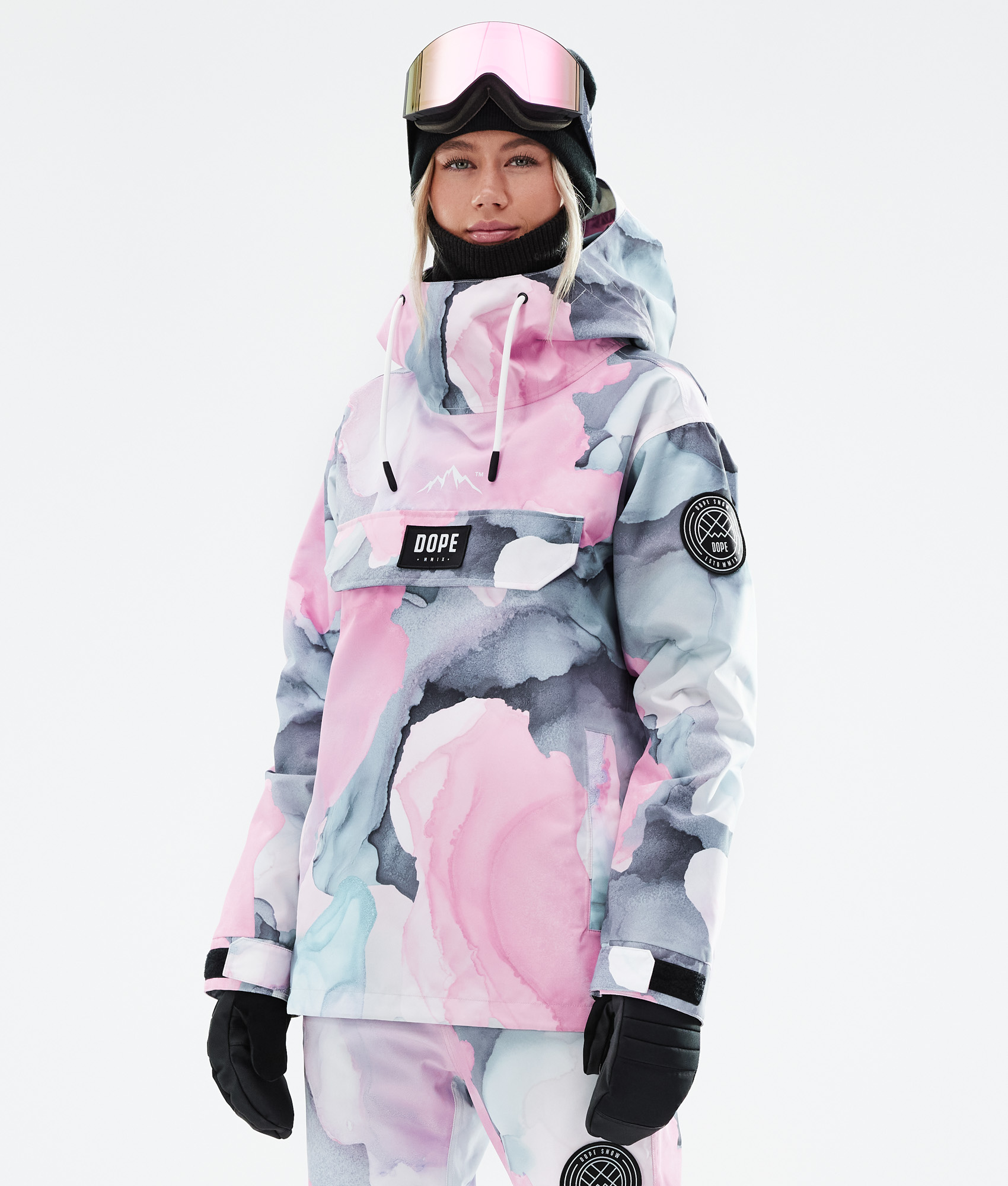Dope Blizzard W 2021 Veste Snowboard Femme Blot - Rose