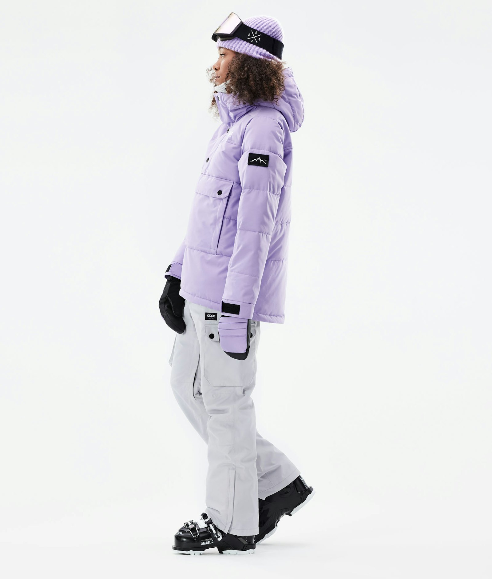 Dope Puffer W 2021 Skijakke Dame Faded Violet