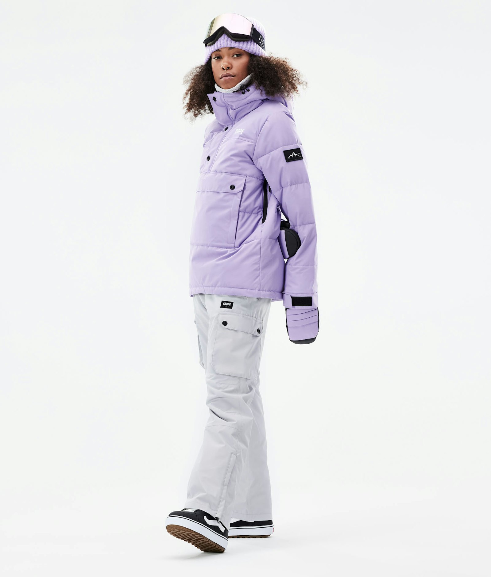 Puffer W 2021 Snowboardjacke Damen Faded Violet