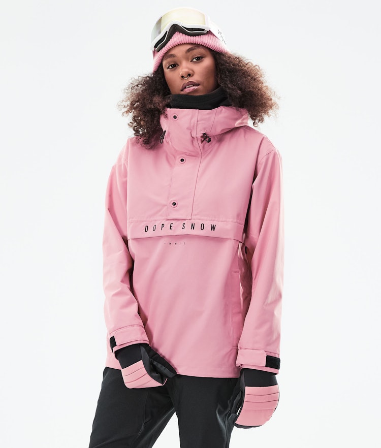 Dope Puffer W Snowboard Jacket Women Soft Pink Mono