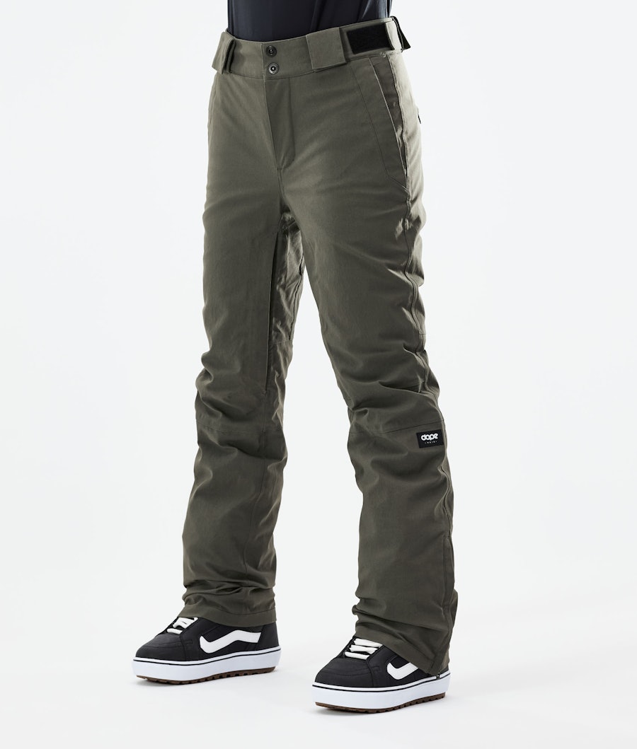 Dope Con W Pantalon de Snowboard Olive Green