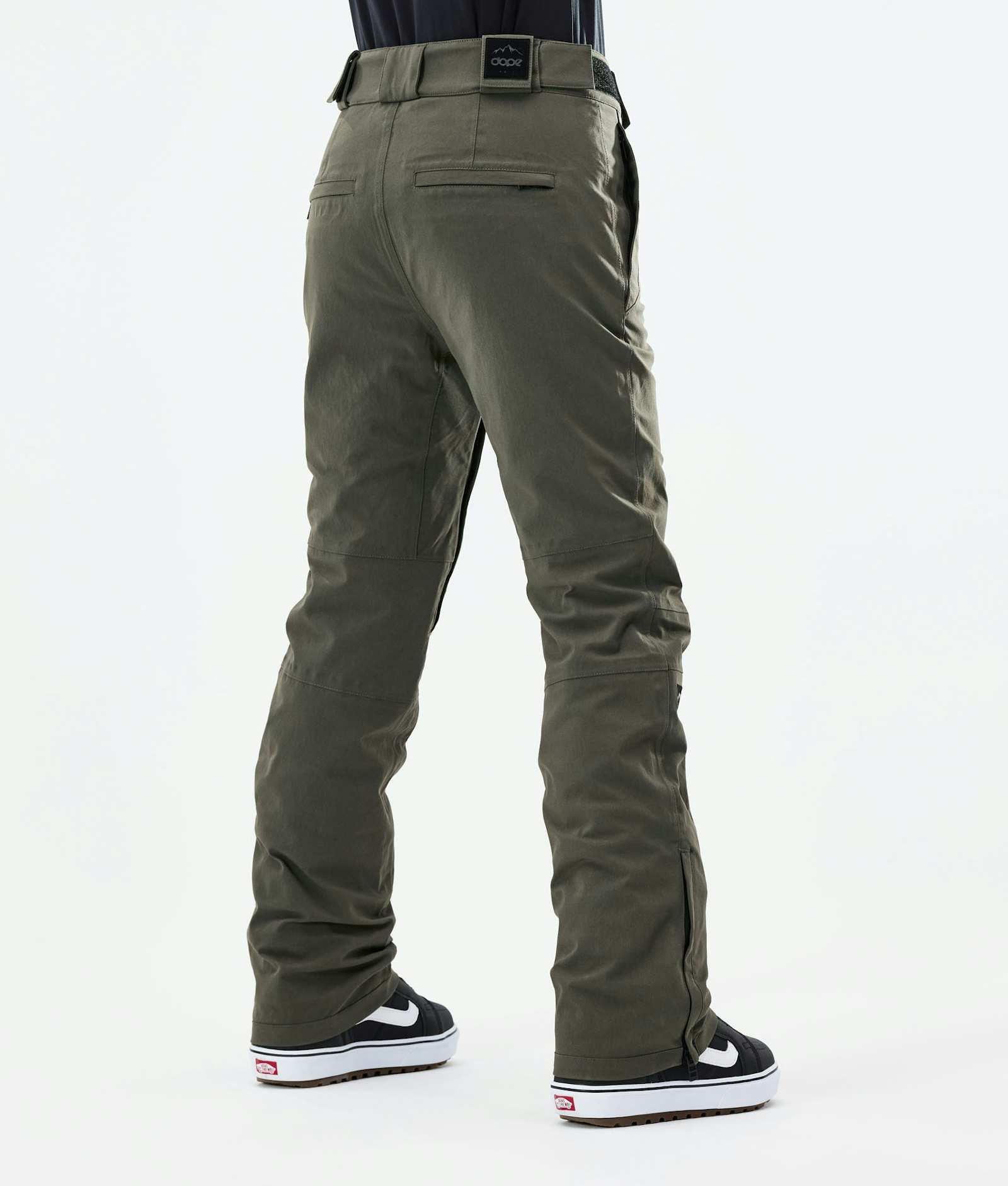 Dope Con W 2021 Snowboard Pants Women Olive Green Renewed, Image 3 of 5