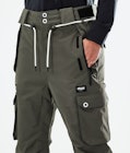 Iconic W 2021 Pantalon de Snowboard Femme Olive Green, Image 4 sur 6