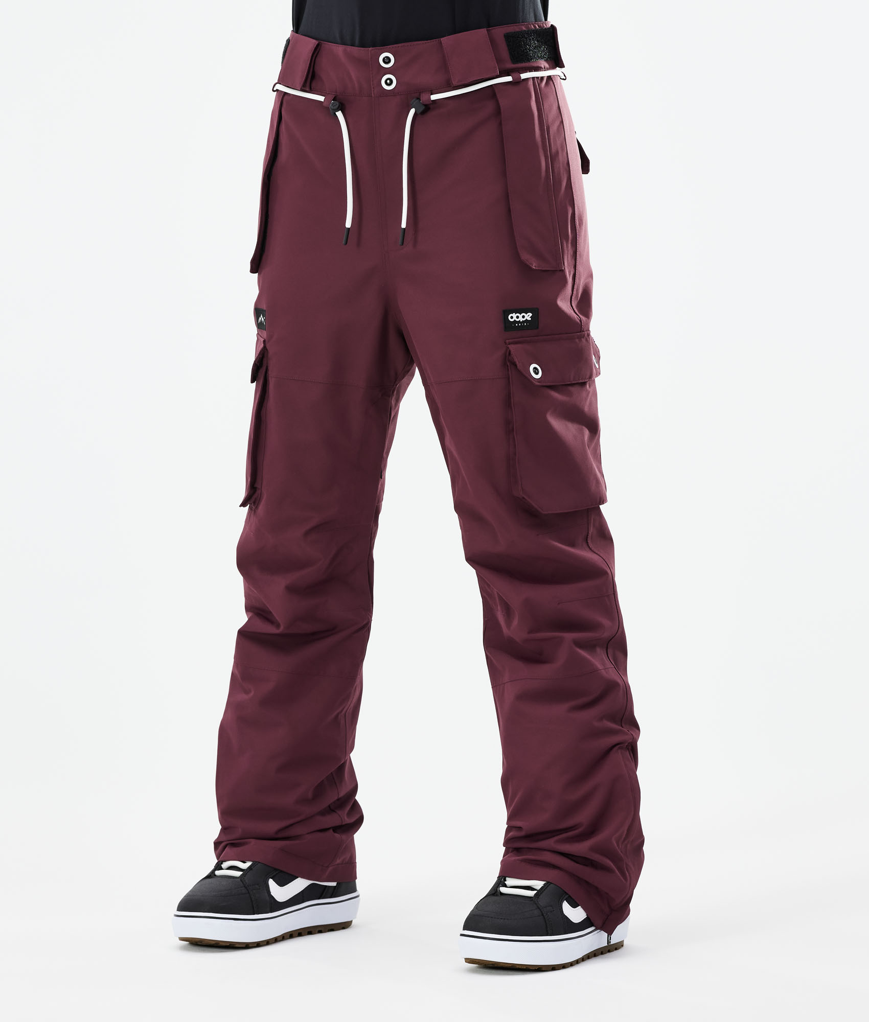 Dope Iconic W 2021 Women's Snowboard Pants Burgundy