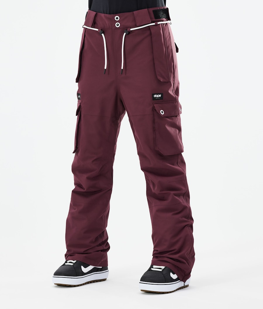 Dope Iconic W Pantalon de Snowboard Burgundy
