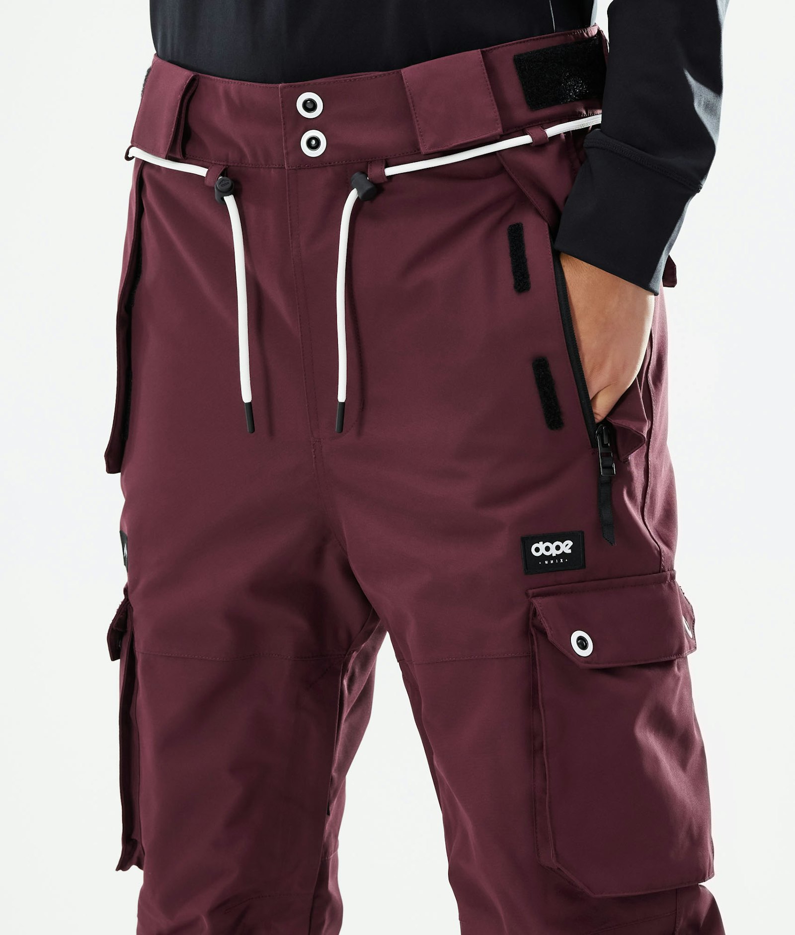 Dope Iconic W 2021 Kalhoty na Snowboard Dámské Burgundy