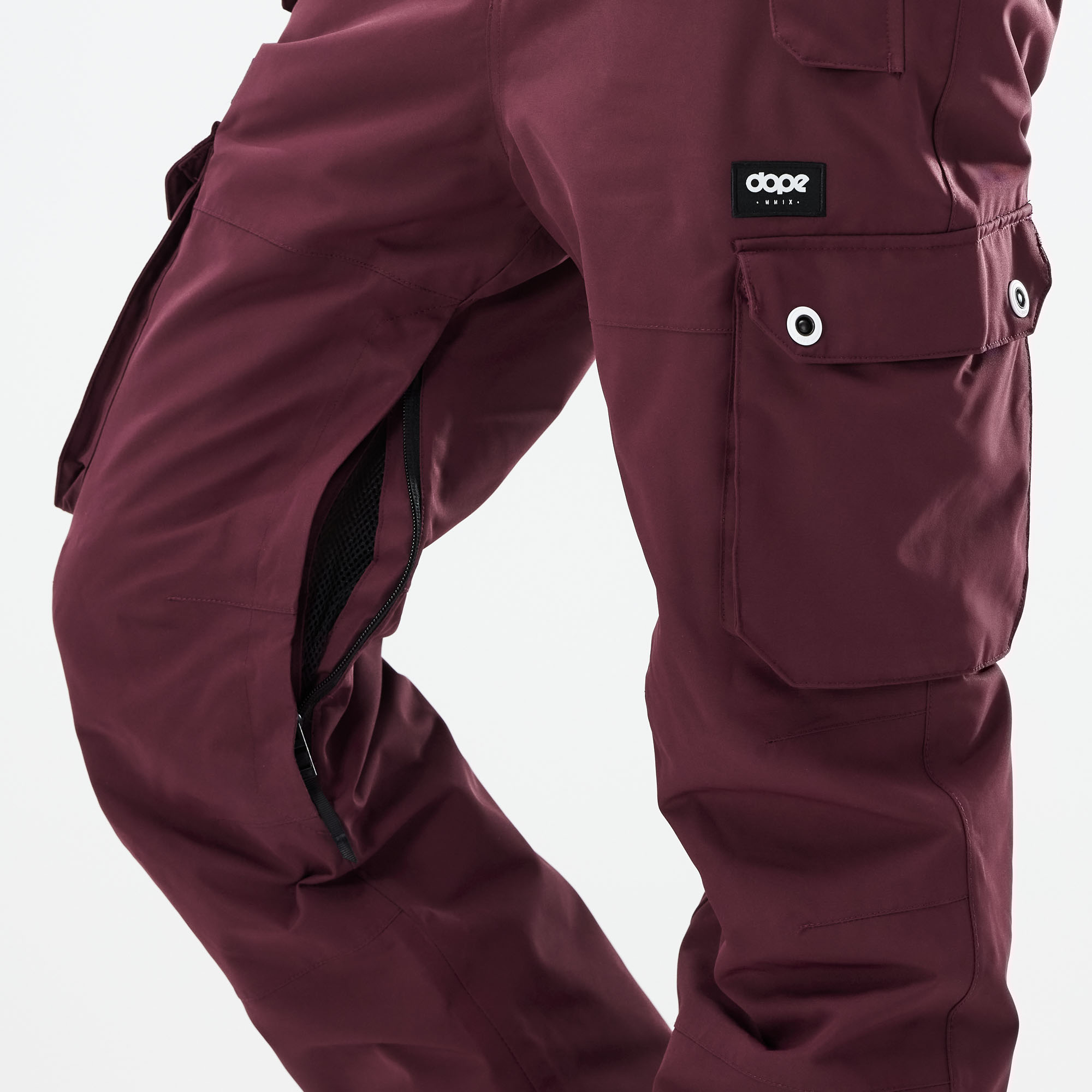 Dope Iconic 2021 Pantalones Snowboard Hombre Burgundy - Color Burdeos