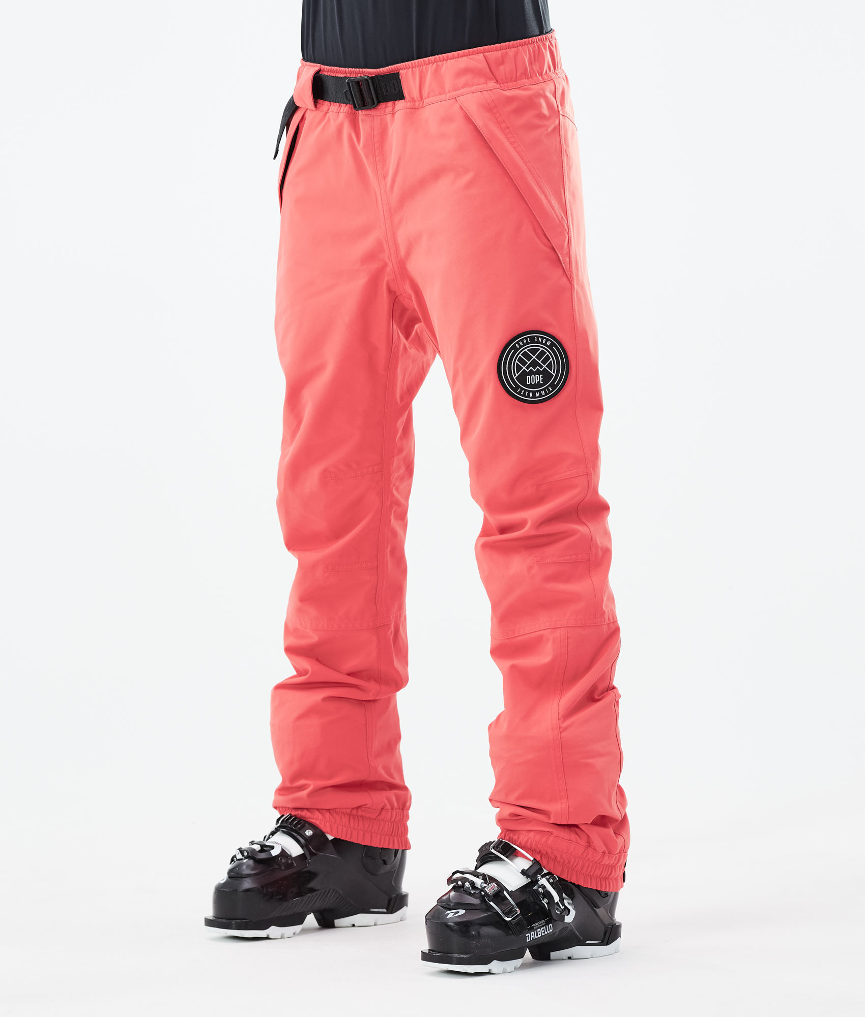 Core Ski Pants - Women's Ski Pants with Removable Braces - Coral