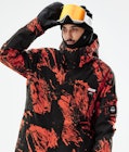 Adept 2021 Snowboardjacke Herren Paint Orange
