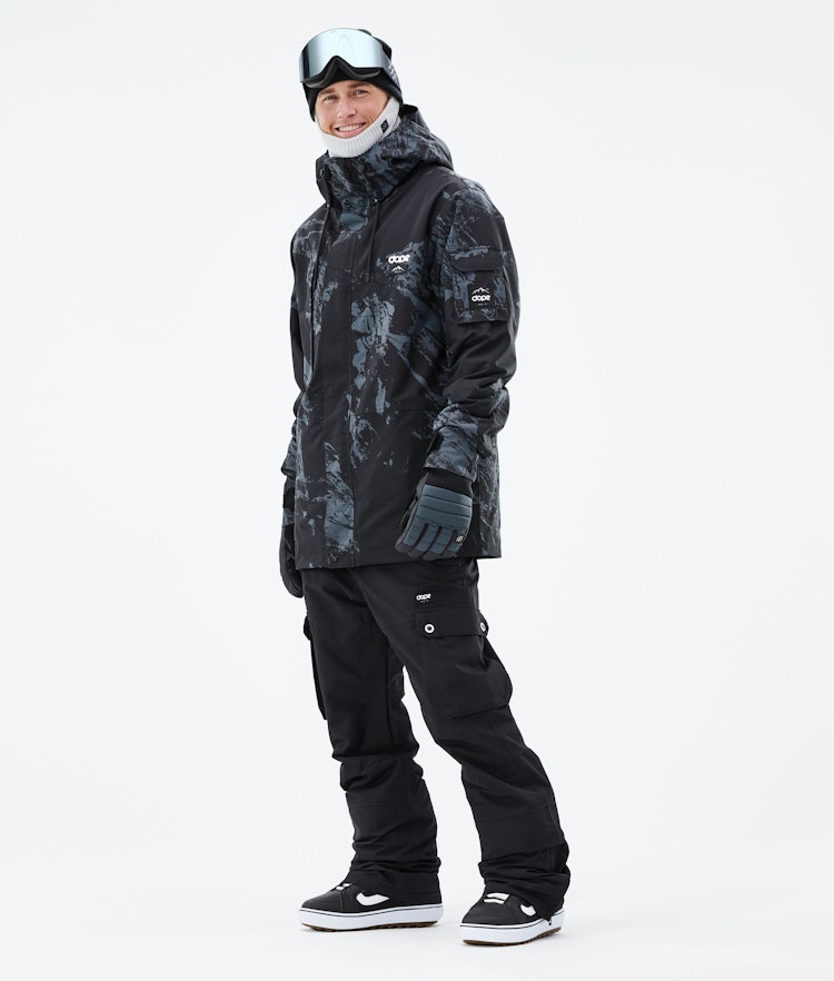 Adept 2021 Snowboard Jacket Men Paint Metal Blue