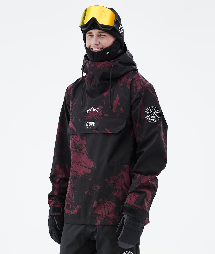 Blizzard 2021 Snowboard Jacket Men Paint Burgundy Renewed