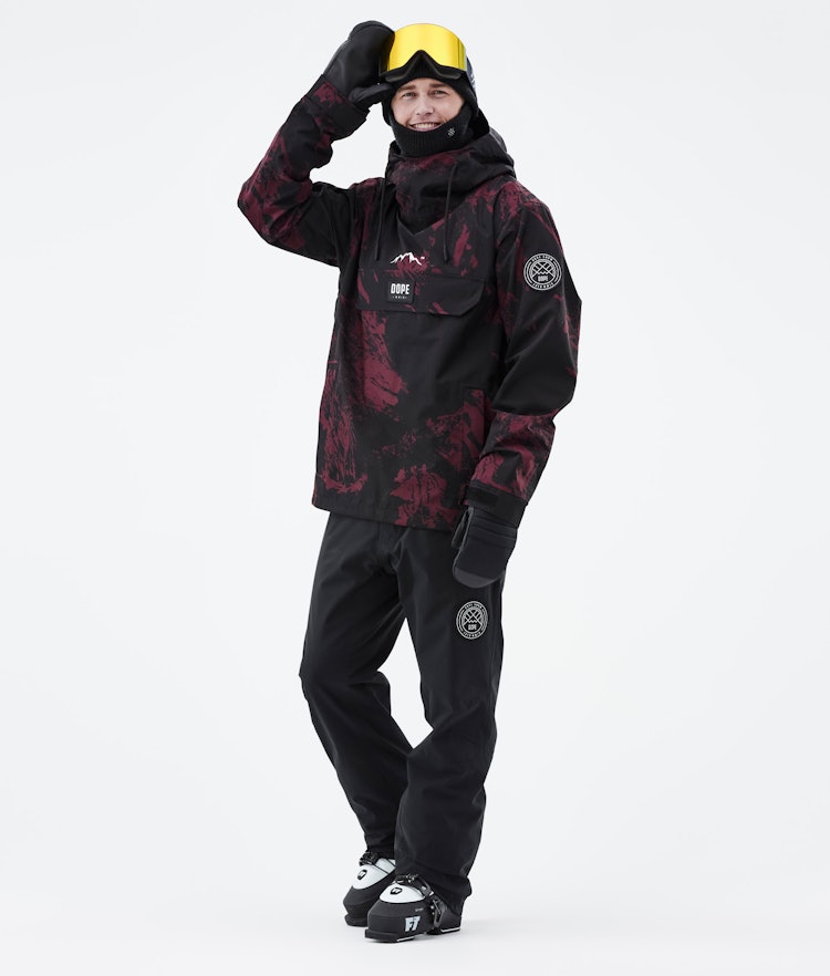 Dope Blizzard 2021 Ski Jacket Men Paint Burgundy, Image 3 of 9