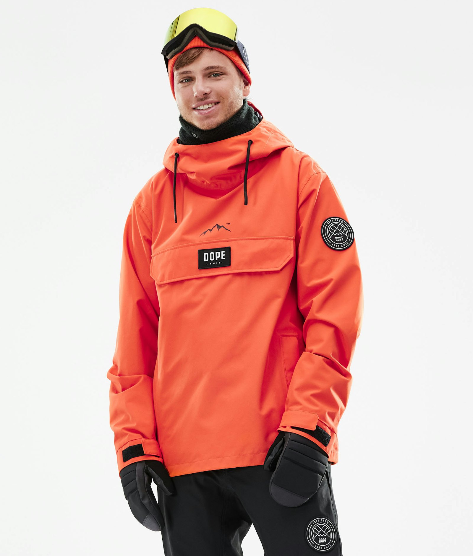 Dope Blizzard 2021 Snowboard Jacket Men Orange