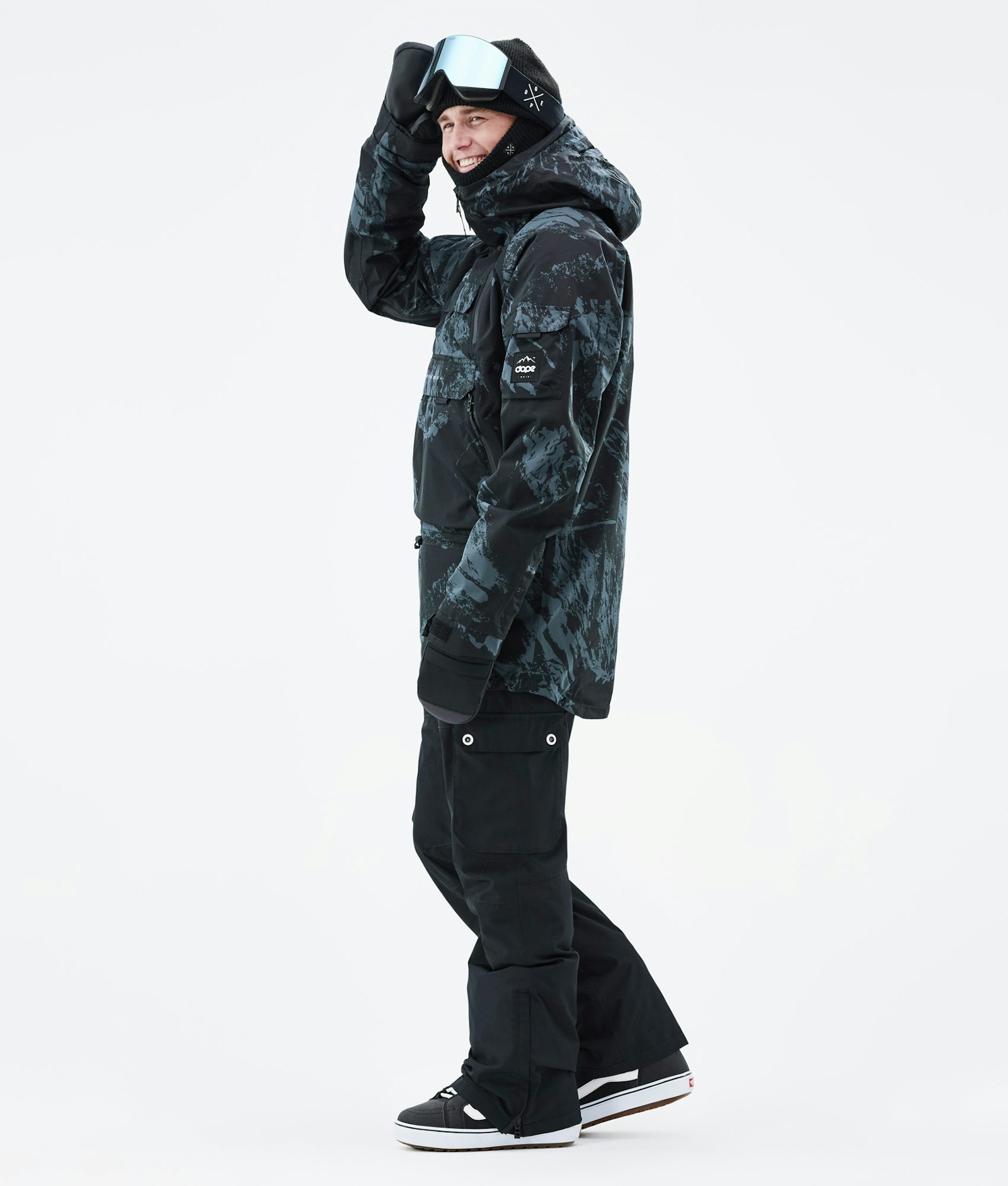 Dope Akin 2021 Veste Snowboard Homme Paint Metal Blue