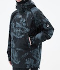 Dope Akin 2021 Snowboard Jacket Men Paint Metal Blue