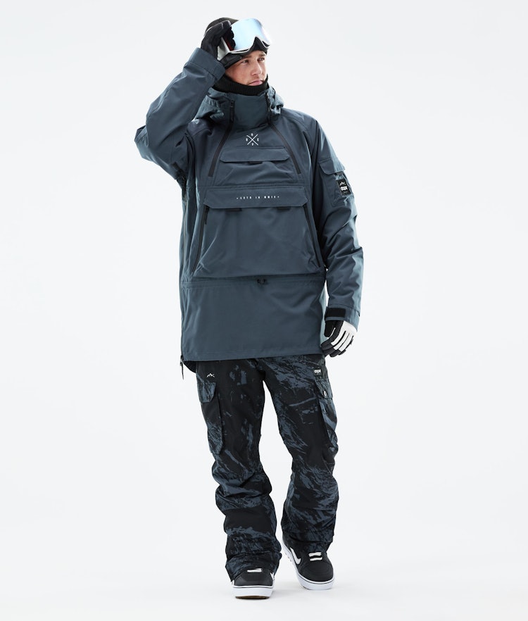Akin 2021 Veste Snowboard Homme Metal Blue, Image 3 sur 9