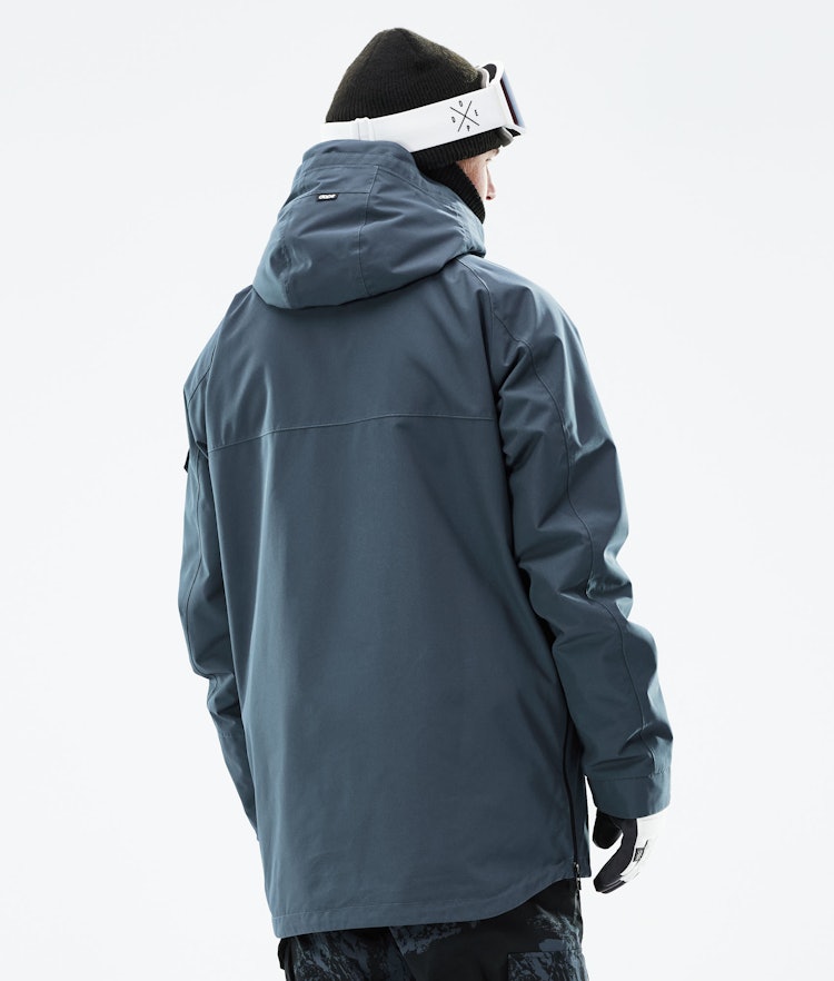 Akin 2021 Snowboard Jacket Men Metal Blue, Image 7 of 9
