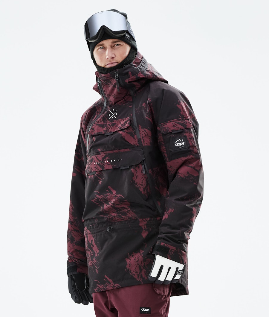 Akin 2021 Snowboard jas Heren Paint Burgundy
