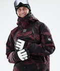 Akin 2021 Ski Jacket Men Paint Burgundy, Image 2 of 10