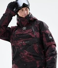 Akin 2021 Ski Jacket Men Paint Burgundy, Image 3 of 10
