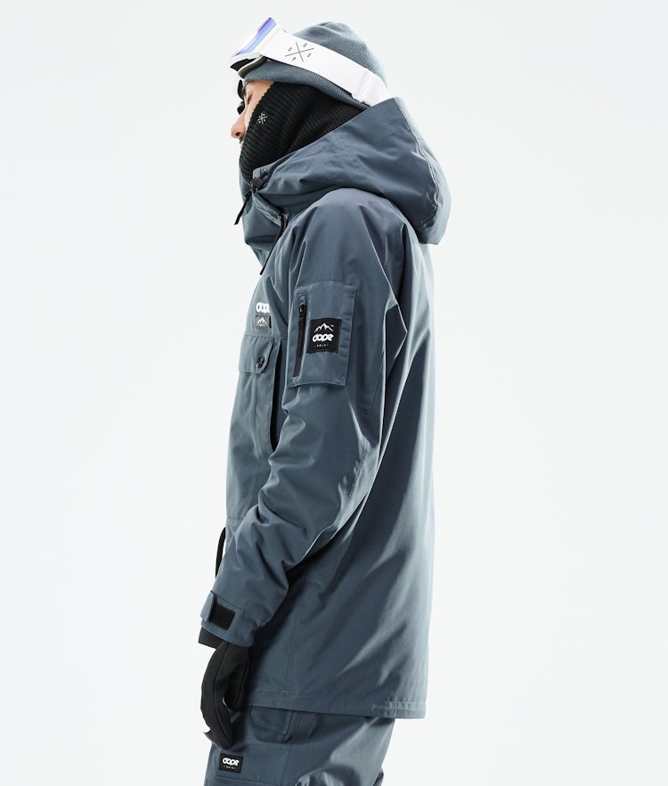 Annok 2021 Snowboard Jacket Men Metal Blue, Image 7 of 10