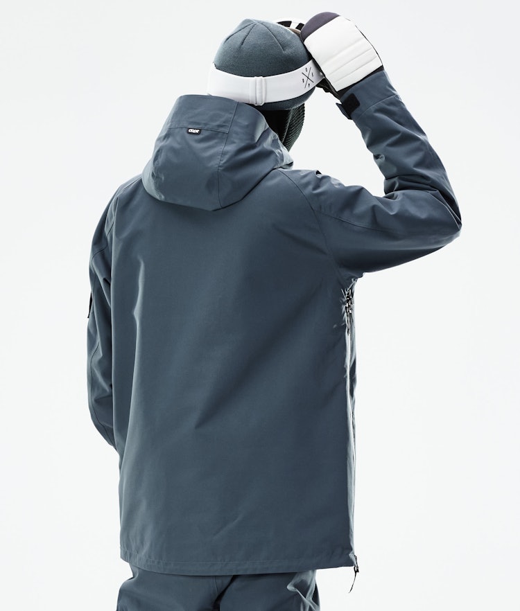 Annok 2021 Snowboard Jacket Men Metal Blue, Image 8 of 10