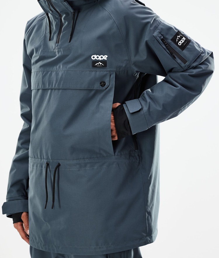 Annok 2021 Snowboard Jacket Men Metal Blue, Image 9 of 10