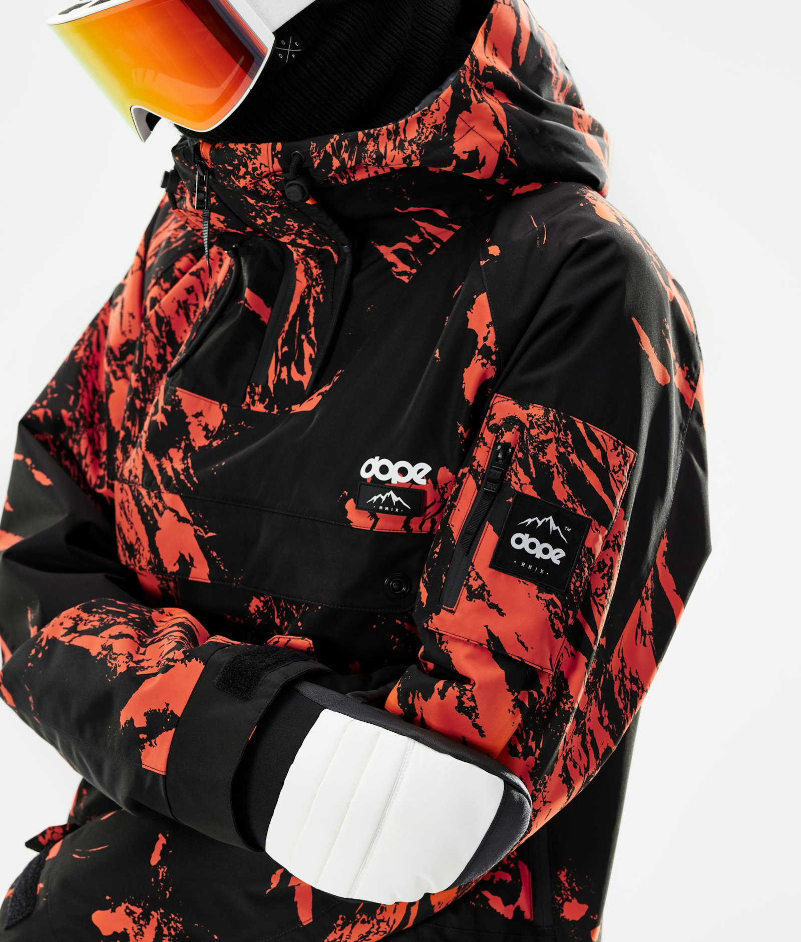 Annok 2021 Veste de Ski Homme Paint Orange