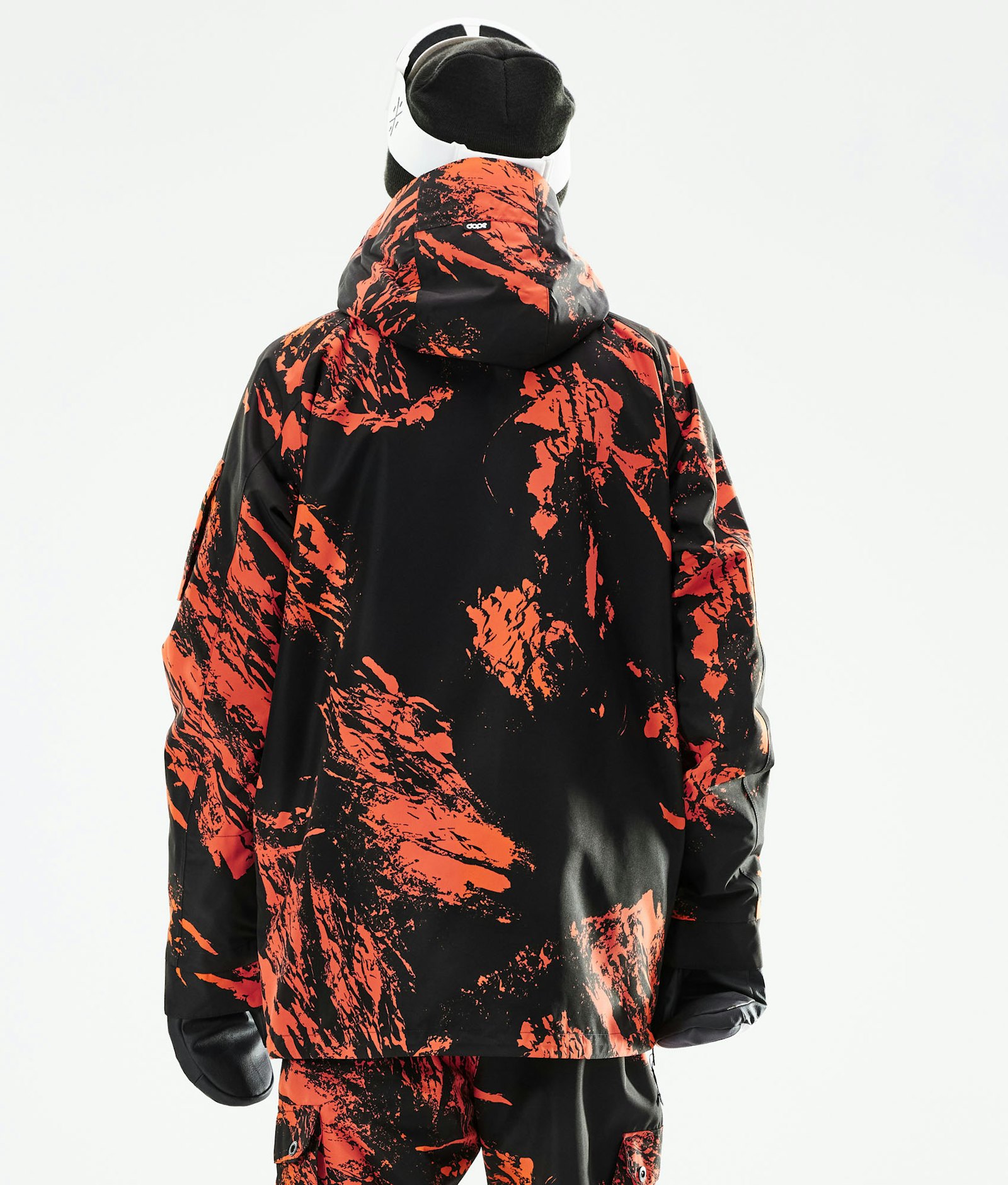 Annok 2021 Snowboard Jacket Men Paint Orange