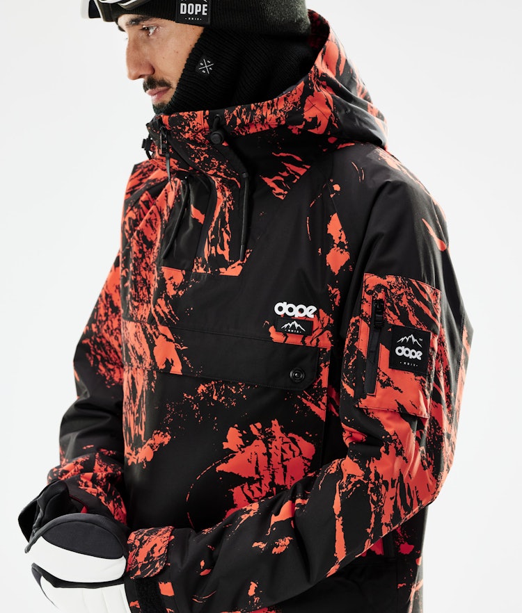 Annok 2021 Snowboard jas Heren Paint Orange