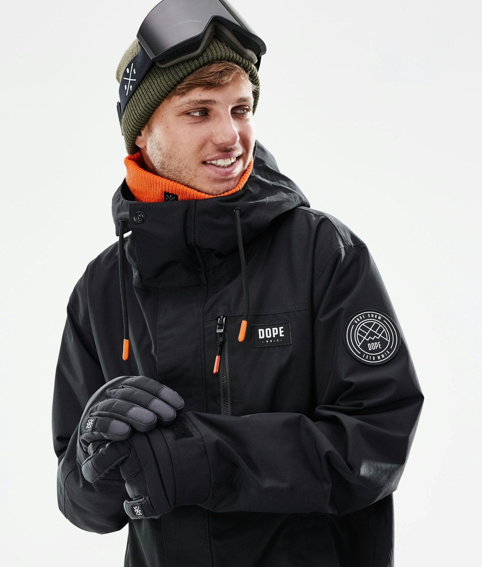 Dope Blizzard Full Zip 2021 Ski Jacket Men Black