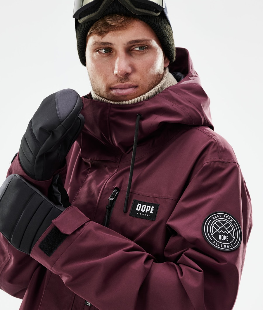 Blizzard Full Zip 2021 Snowboard Jacket Men Burgundy