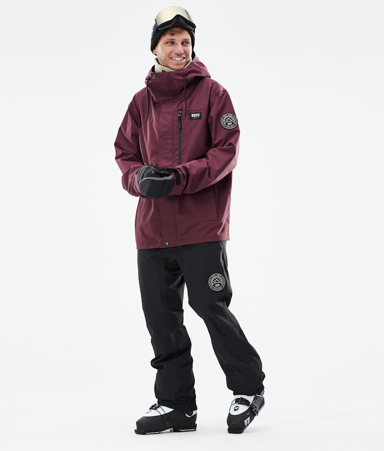 Blizzard Full Zip 2021 Ski Jacket Men Burgundy, Image 4 of 11