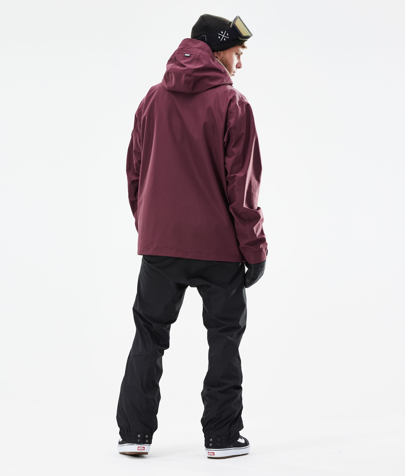 Dope Blizzard Full Zip 2021 Snowboard Jacket Men Burgundy