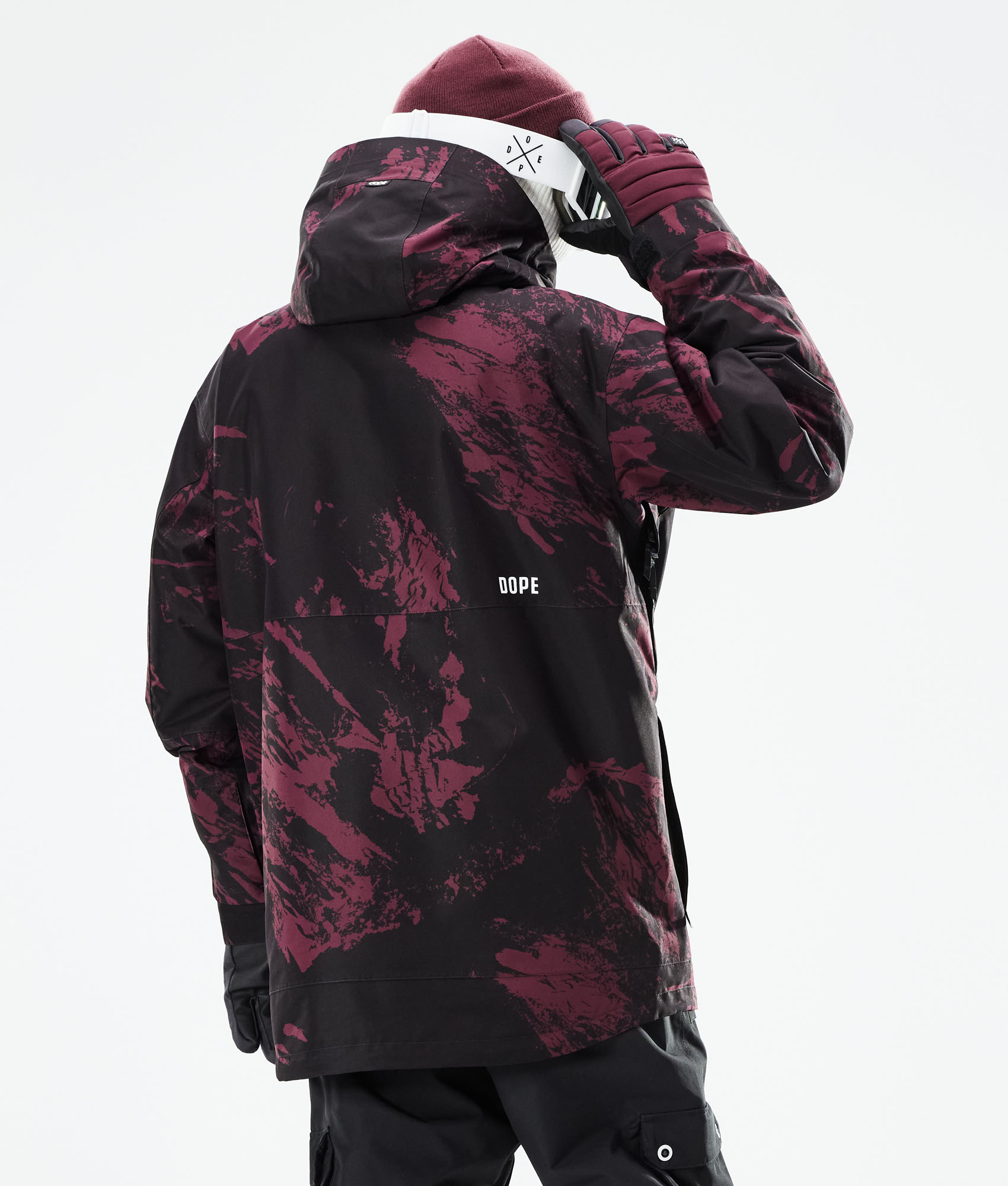 purple camo ski jacket