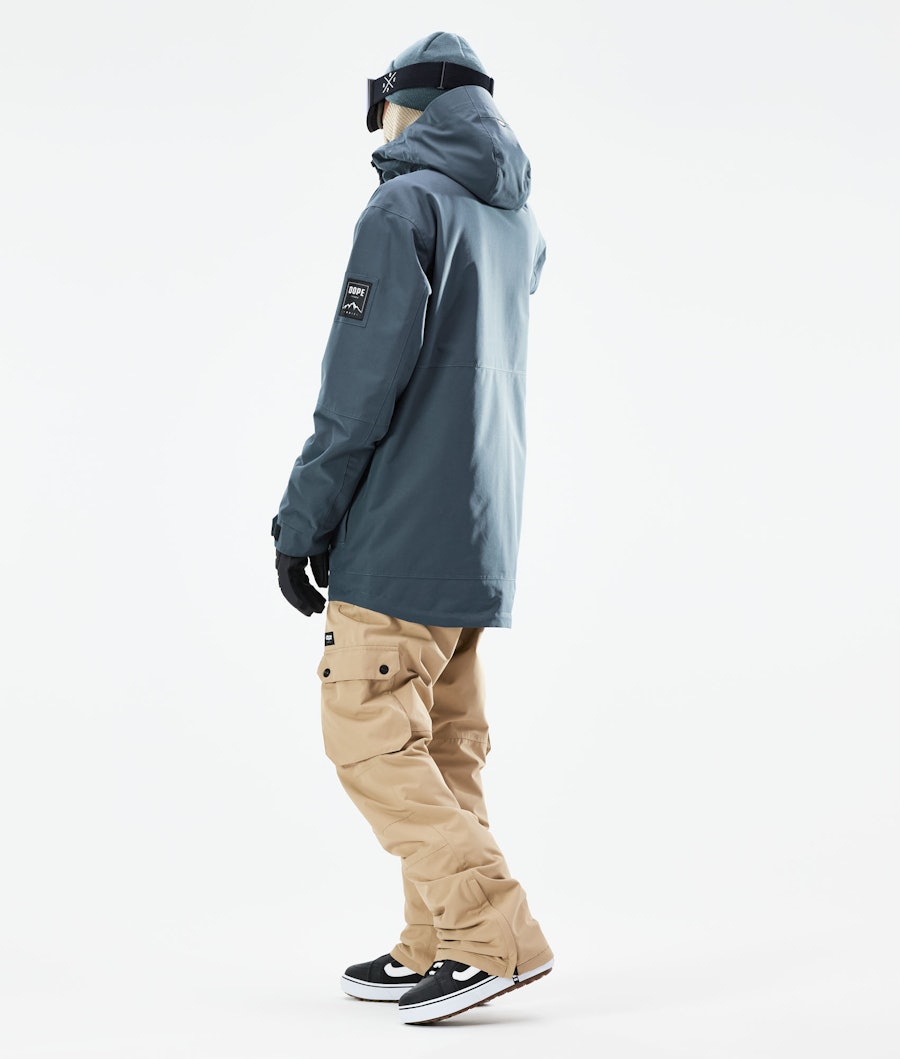 Mojo Snowboard Jacket Men Metal Blue