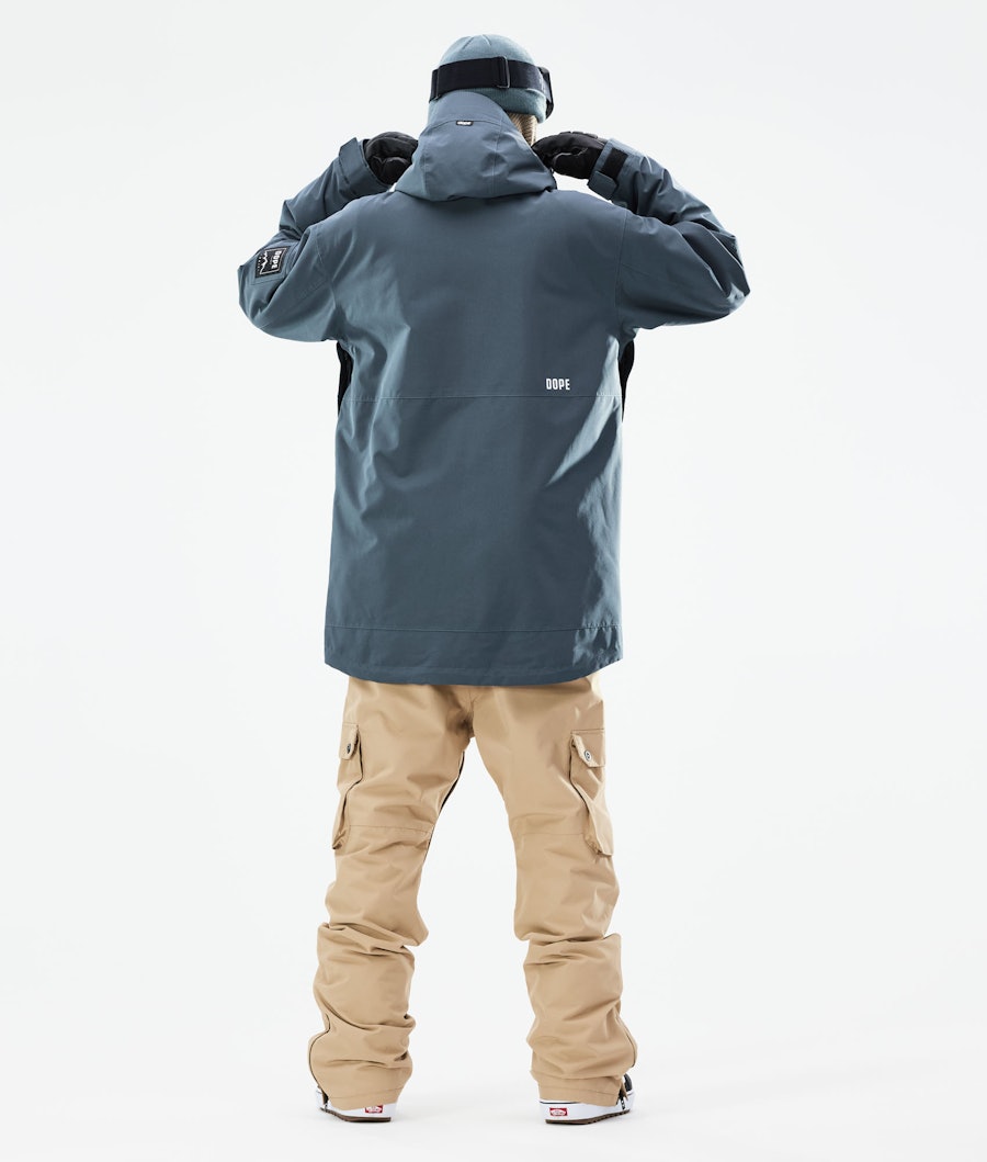 Mojo Snowboard Jacket Men Metal Blue