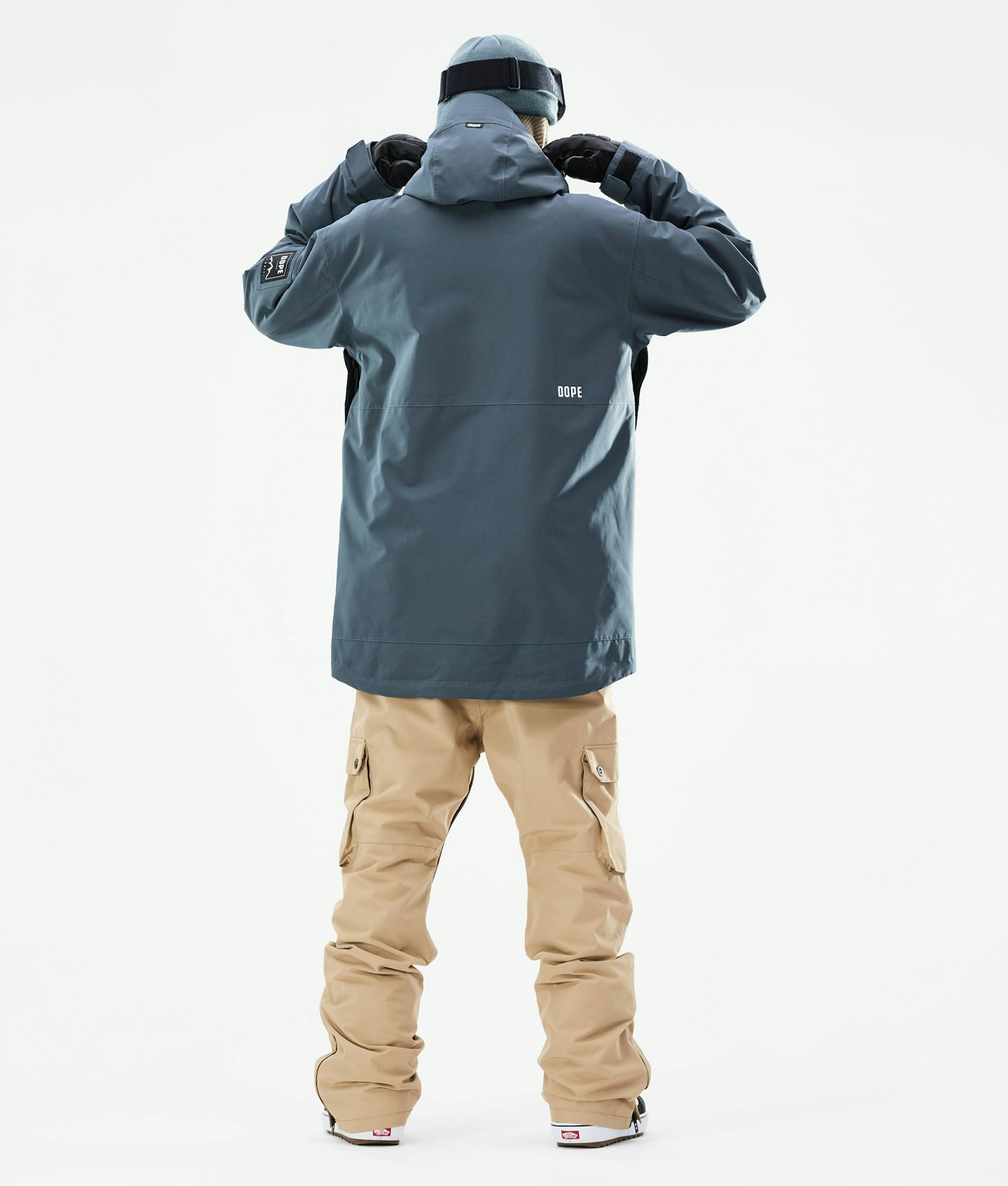 Dope Mojo Snowboard Jacket Men Metal Blue