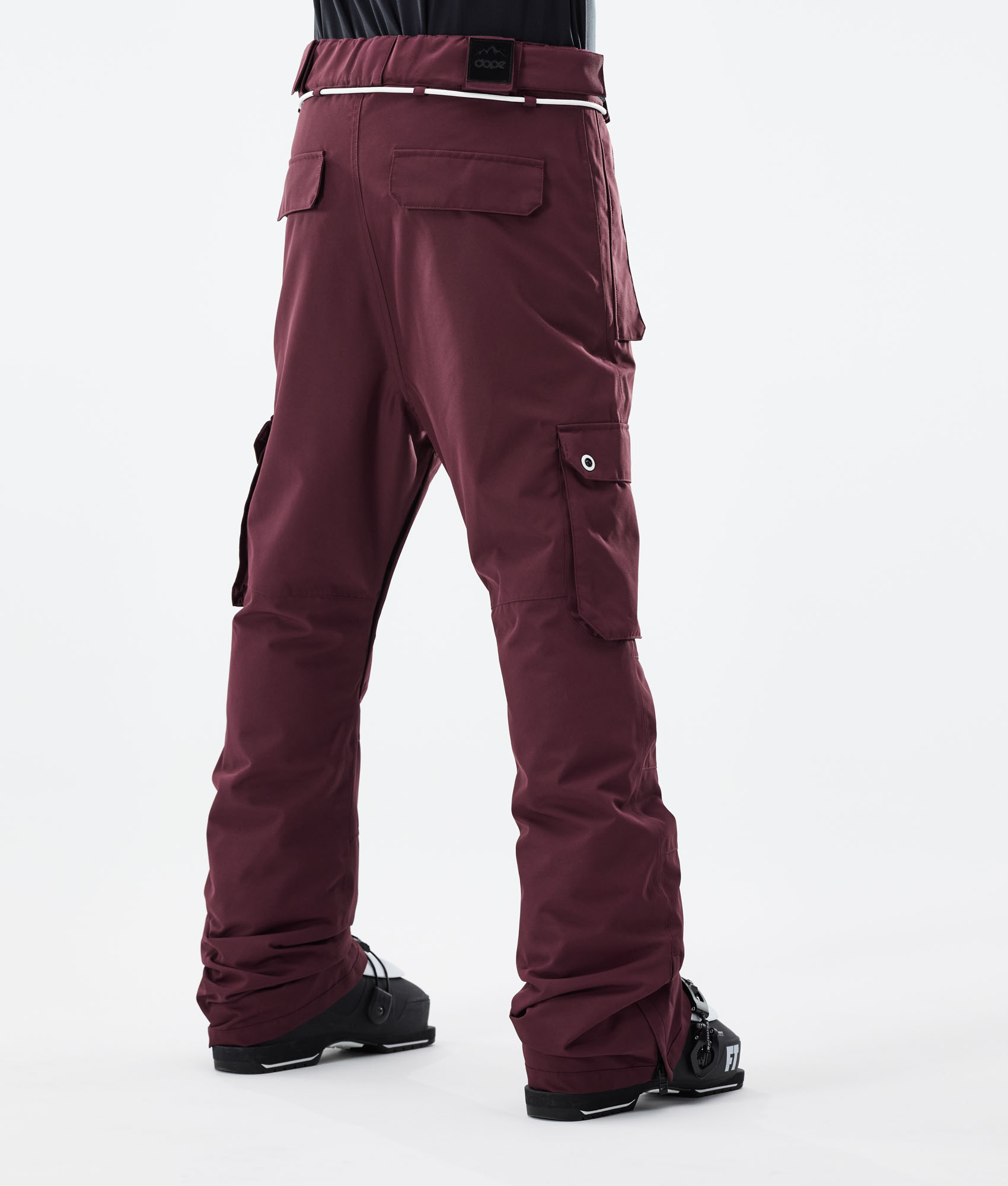 maroon snow pants