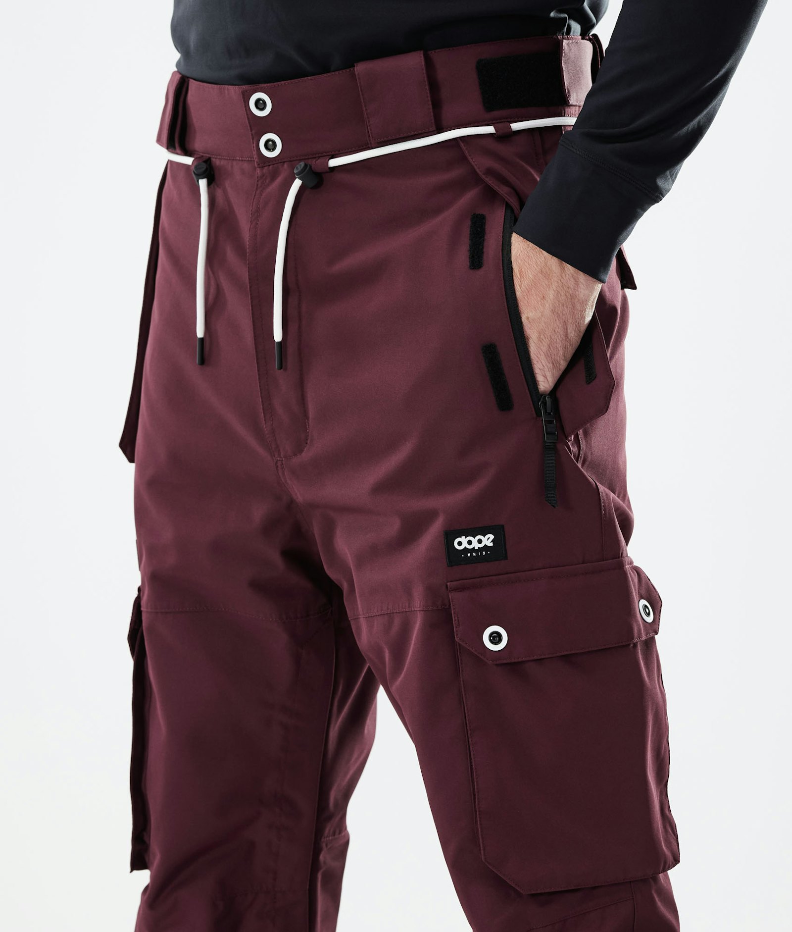 Iconic 2021 Pantalon de Snowboard Homme Burgundy, Image 4 sur 6