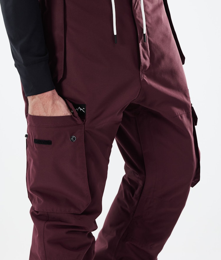 Iconic 2021 Pantalon de Snowboard Homme Burgundy, Image 5 sur 6