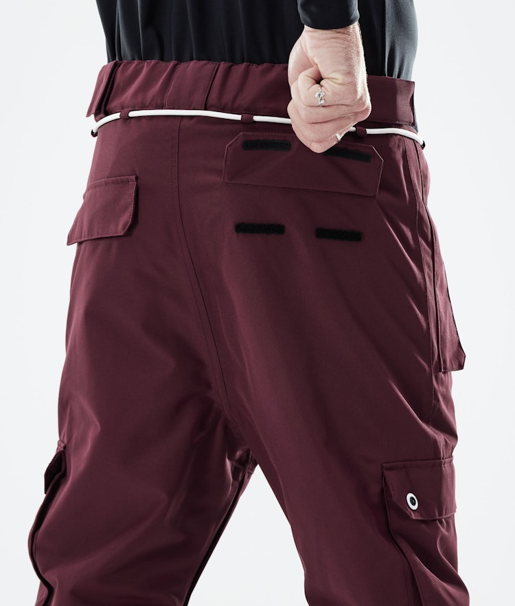Iconic 2021 Pantalon de Ski Homme Burgundy, Image 6 sur 6