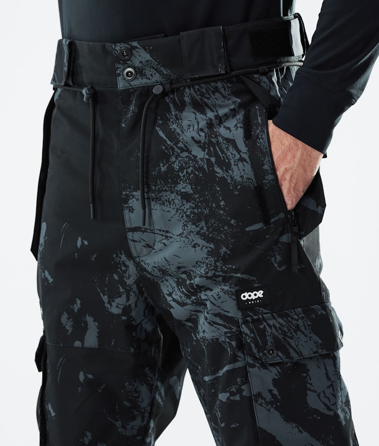 Iconic 2021 Snowboard Pants Men Paint Metal Blue