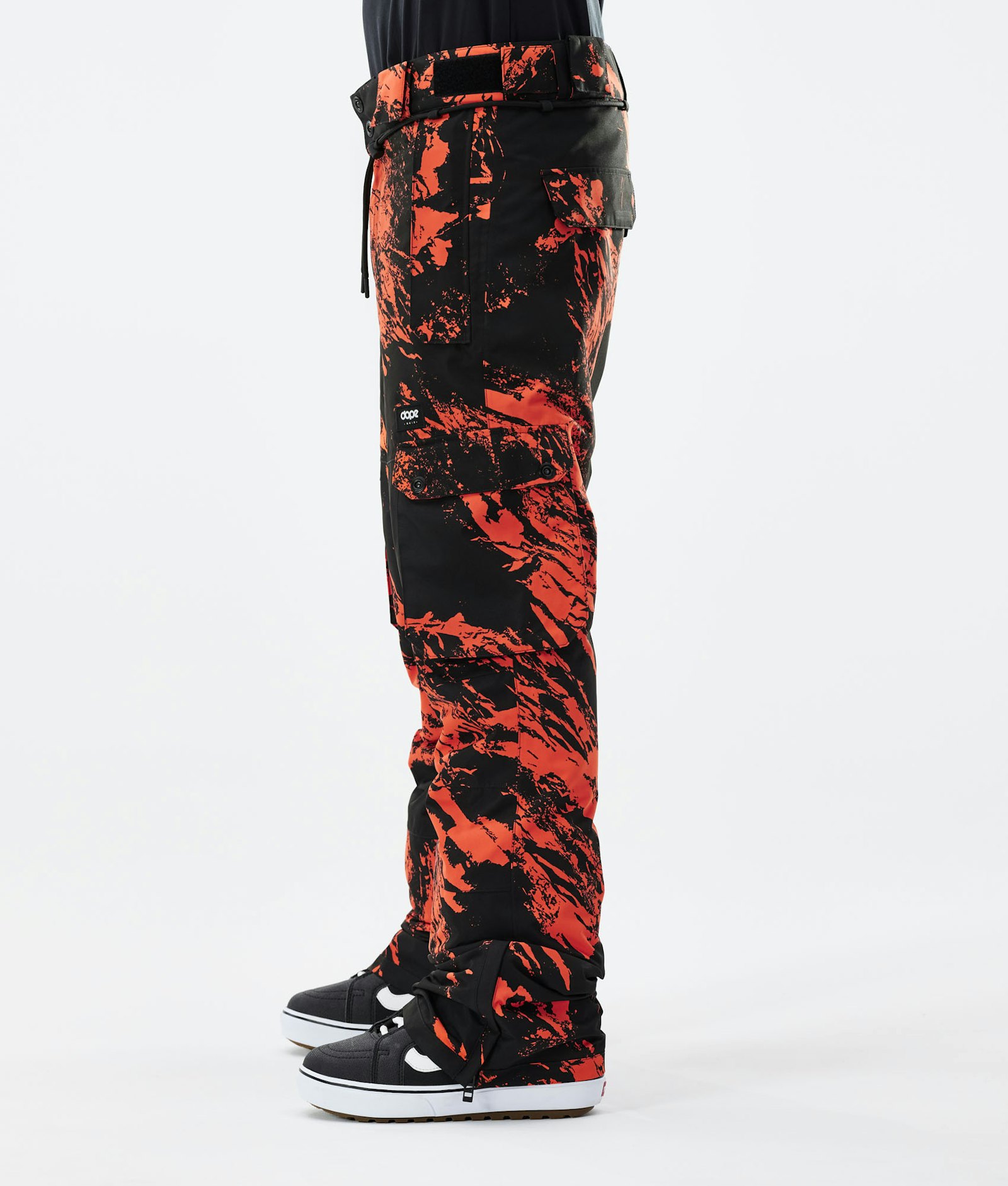 Dope Iconic 2021 Kalhoty na Snowboard Pánské Paint Orange